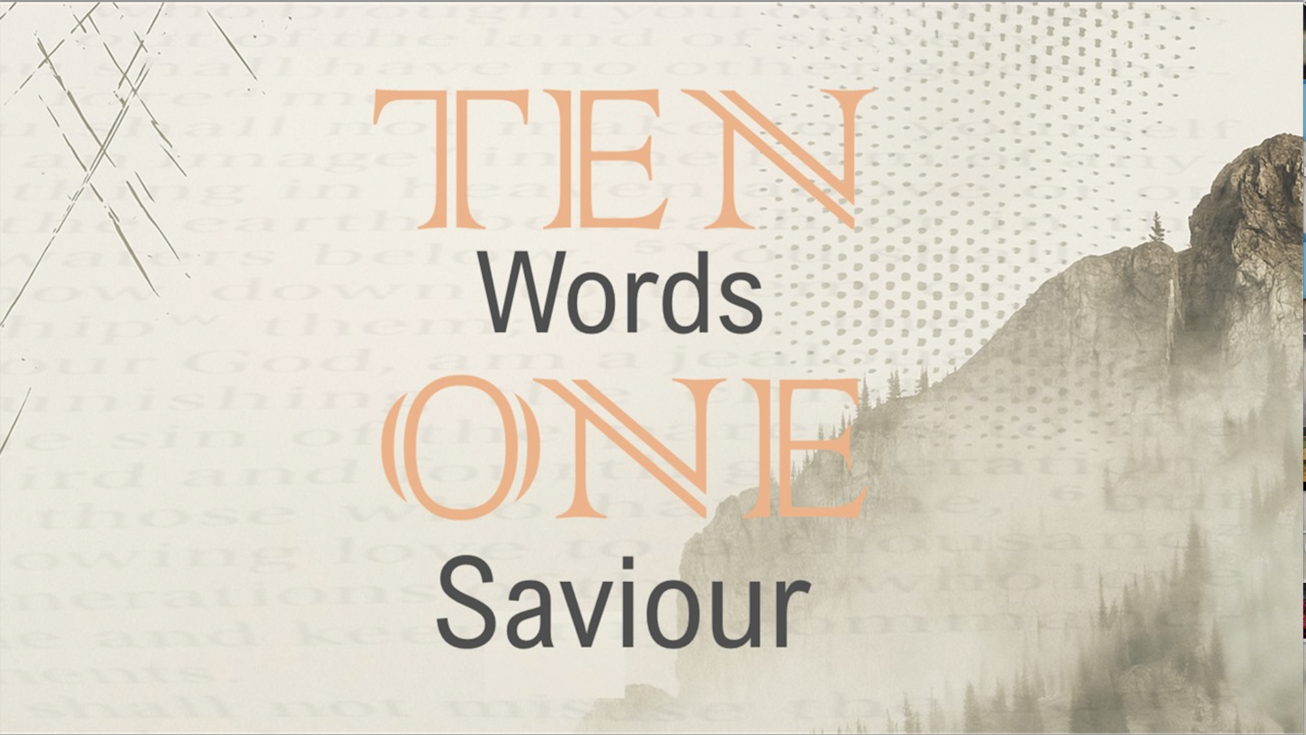Ten Words One Saviour #3 By Bongai Junguri