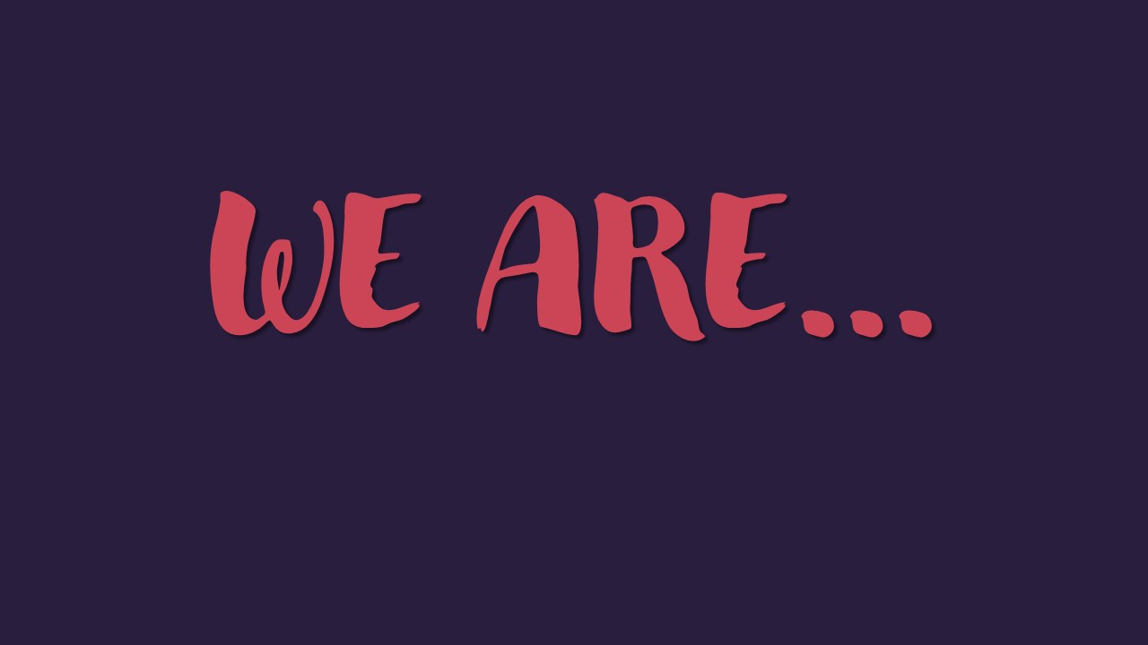 We Are … A Family by Rebecca Whittlesea